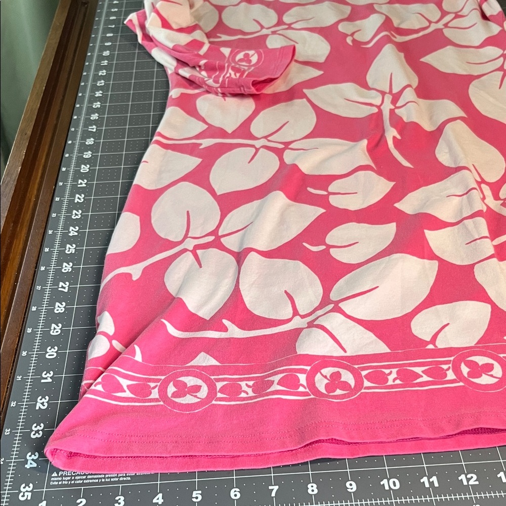 Pink and White Floral Midi Dress - Picture 5 of 8